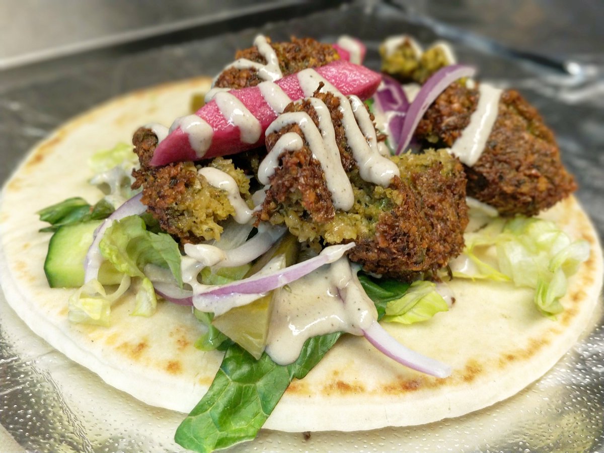 ZaTaRtruck's tweet photo. Voted Best Falafel™ by the EPFA™ (Environmental Protection of Falafel Agency). Find us @ClearforkPark today! #HolyFalafelz #saynotoround https://t.co/pXMhZyPVdY