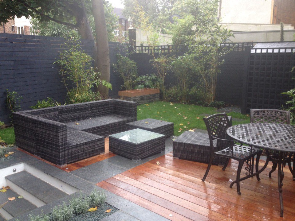 Groundteam's tweet image. Garden Decking Hardwood garden decking in Clapham South with granite edge including ... groundteam.co.uk/landscaping-pr…
