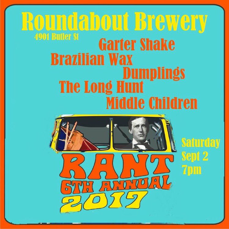 LaPalapapgh's tweet photo. Tonight, come have fun with @thepubchipshop truck and #LaPalapaBuggy at @RoundaboutBrew! #Rant2017 https://t.co/zHtkRWlrhi