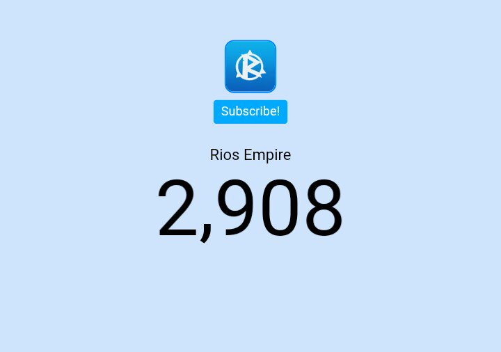 RiosEmpire's tweet image. #RoadTo3k