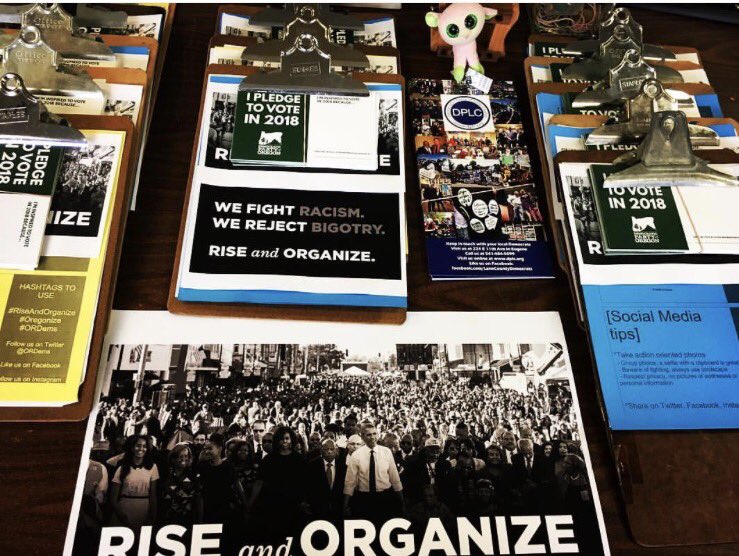 ORDems's tweet photo. Democrats are knocking doors in Eugene and Springfield today asking their neighbors to Pledge to Vote! #riseandorganize #OREGONize https://t.co/7VDjHEzR9P