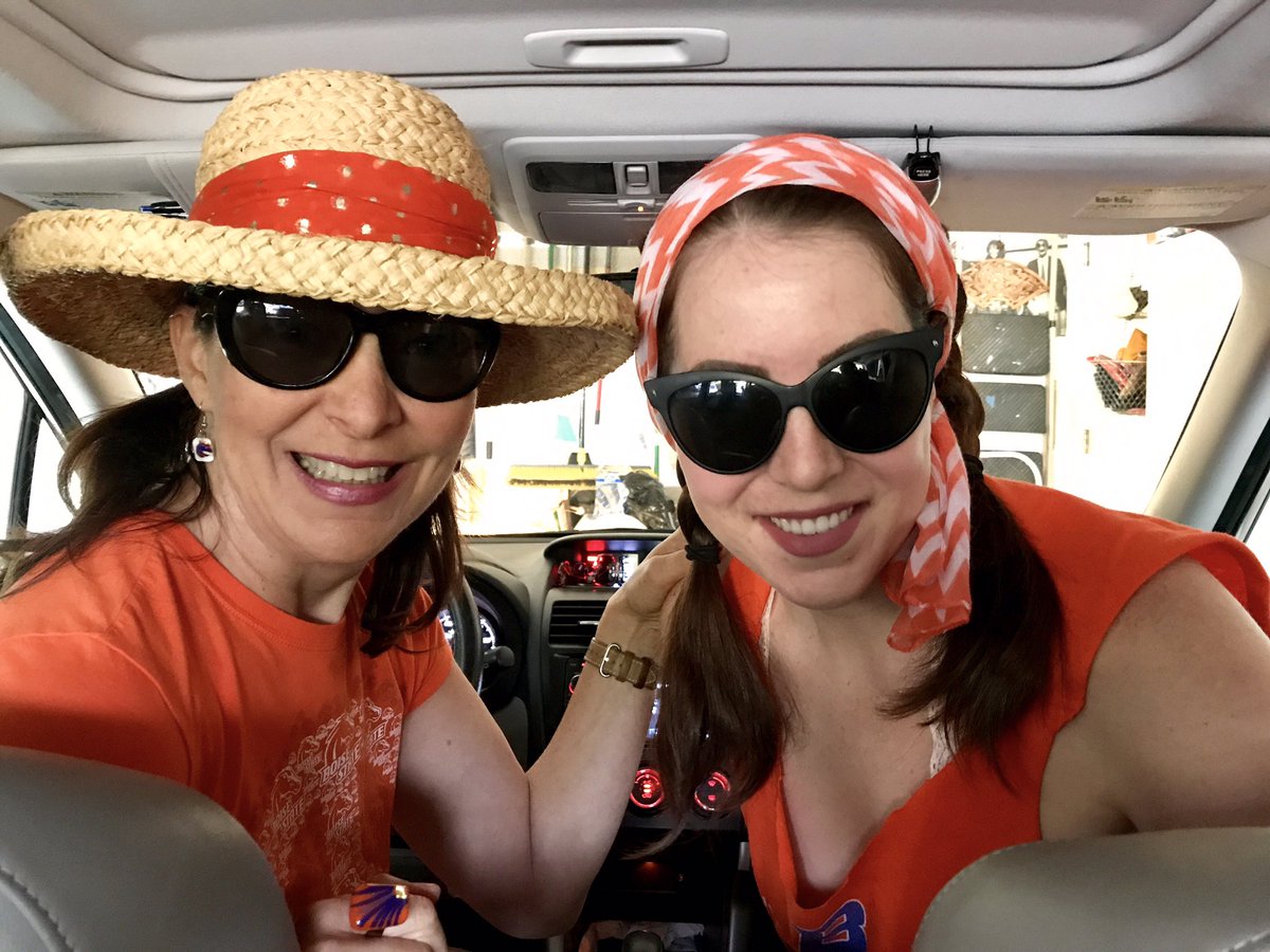 TheRealGretchen's tweet photo. Headed to #bsu! Home opener! Last game before this young idahoan goes to #London for grad school! #BoiseState #lamdadrama #broncovision https://t.co/8hOjy4xuLC