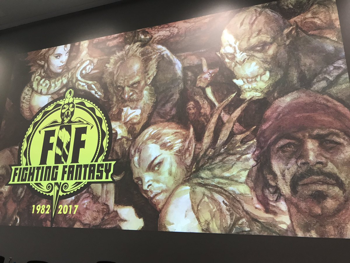 newplanet's tweet photo. Back at Euston after a successful trip to #FFFest2. Met new people, learned lots, spent lots. Brilliant day. @fightingfantasy https://t.co/rR7qWcbyiU