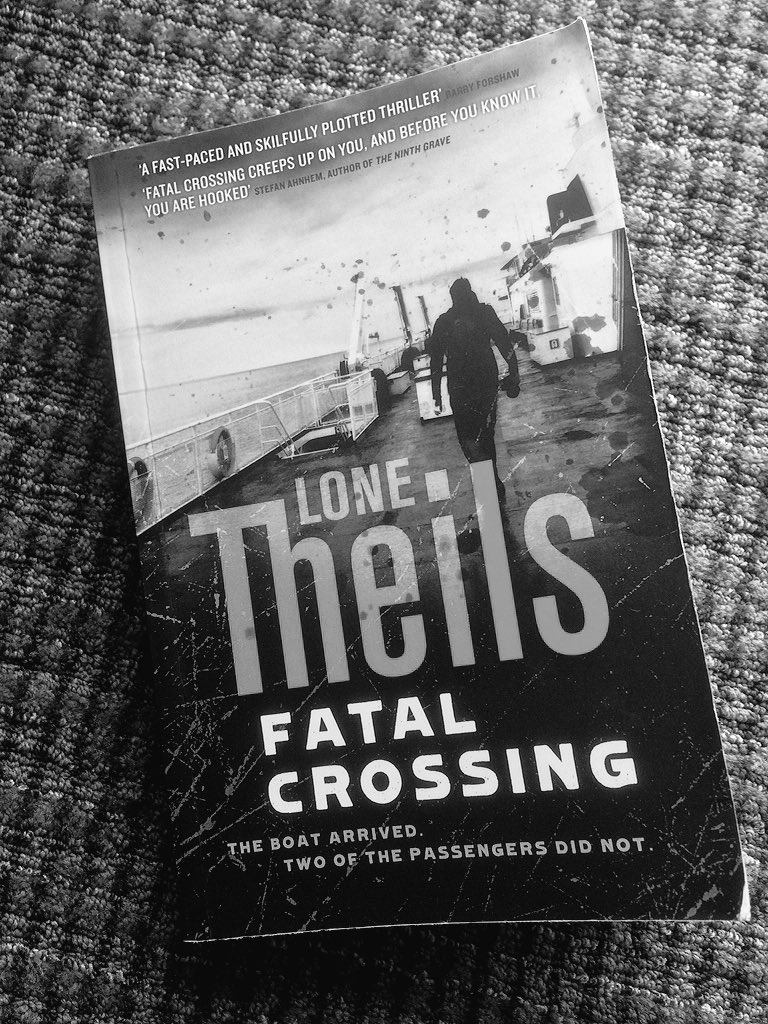 sh_ewa's tweet photo. On the German train with @LoneTheils' #FatalCrossing #Denmark @NordicNoirBuzz @NewcastleNoir https://t.co/Mb2MGTcvkk