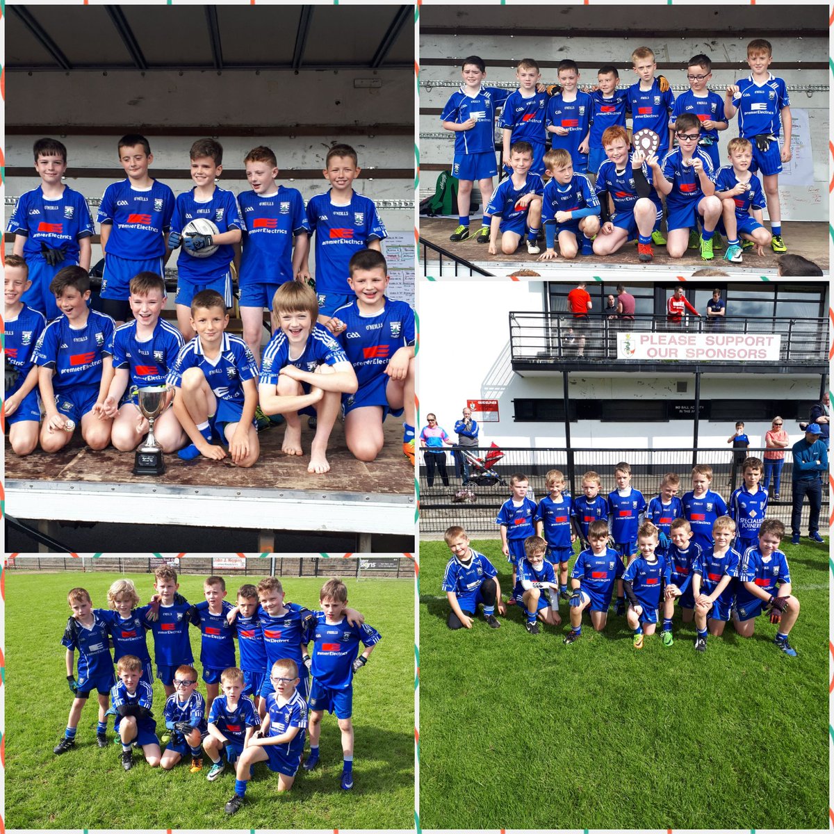 RonanRocks1's tweet photo. Superb day and well organised @RossaGaelsDerry the @BellaghyGAC Under 10s winning A and B and the 8s putting on a great show #FutureTones https://t.co/EyGnddmCKm