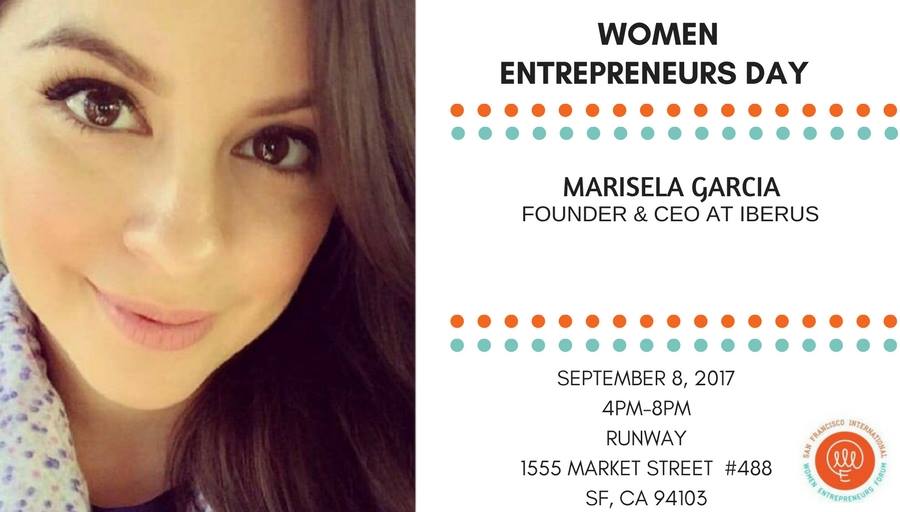 SFIWEF's tweet photo. Meet @MVictoria_SF CEO &amp; Founder of @Iberus_SF in our #Women #Entrepreneurs Day at @RunwayIncubator! FREE ADMISSION https://t.co/kdNcnAMlt1 https://t.co/xa1dXXjZMR