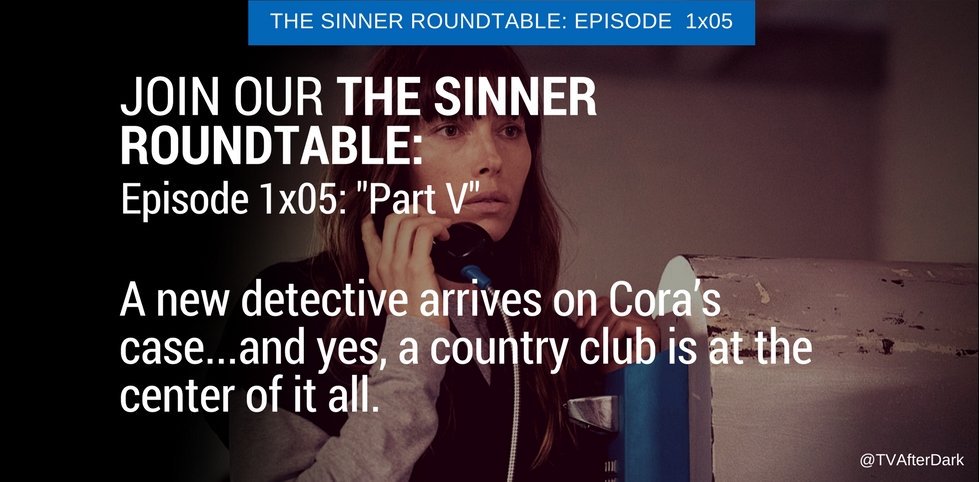 NerdeekLife's tweet photo. Blood, masks &amp; country clubs, oh my! Check out what our @TheSinnerUSA roundtable had to say this week! #TheSinner - https://t.co/7LsJpZeW0H https://t.co/wIcnt7fa40