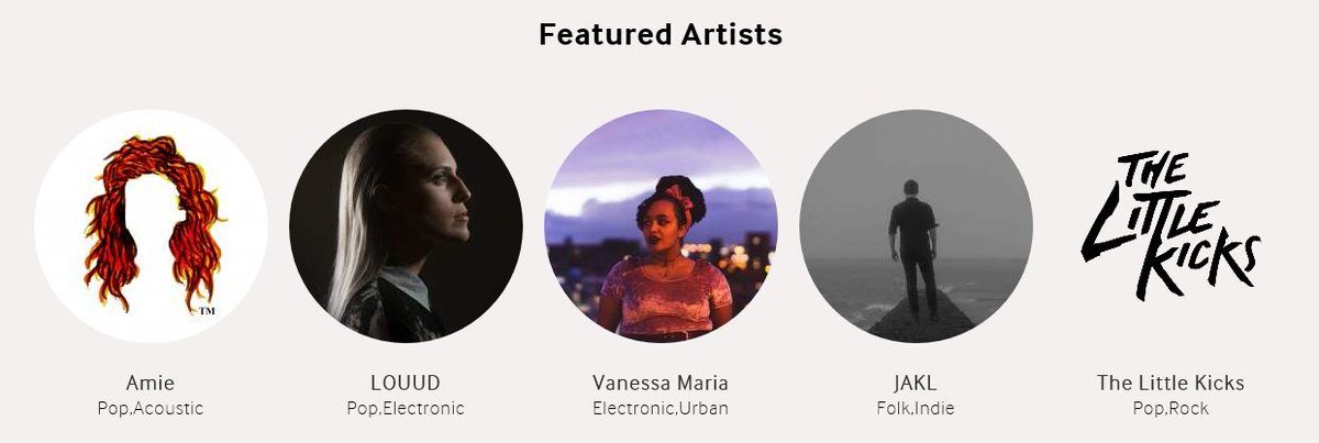 harrietjw's tweet photo. Today's featured artists: @littleredkiwi, @louudofficial, @vanmariamusic, @jaklmusic and @TheLittleKicks #SSDiscover https://t.co/5ZLNJq1g7s