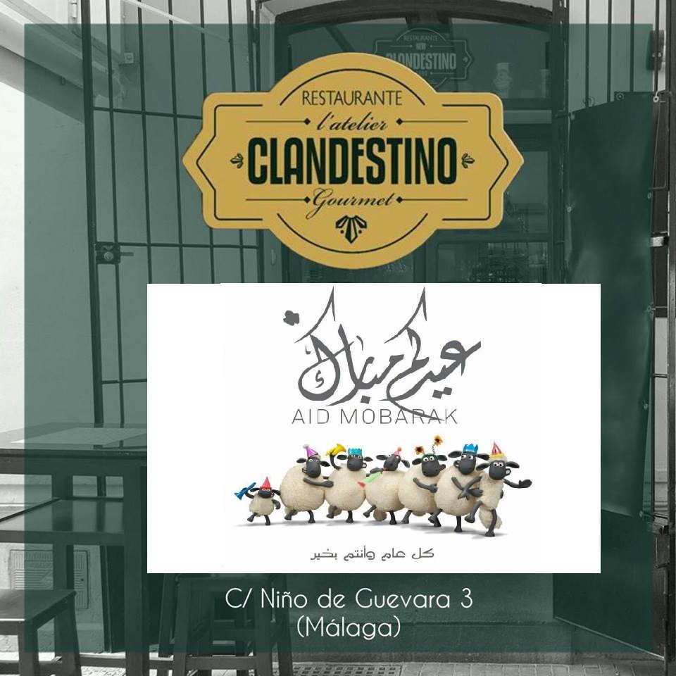 NewClandestino's tweet photo. @NewClandestino te acerca este finde la tradición #AidMoubarak con una increíble propuesta de sabores :#pinchitos #couscus #piernadecordero https://t.co/uZMnyR2L9n