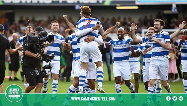 ollymurs's tweet photo. Unbelievable day! #Game4Grenfell 
The victims &amp; survivors will never be forgotten ❤️🙏🏻 https://t.co/q3RmXdlhy6