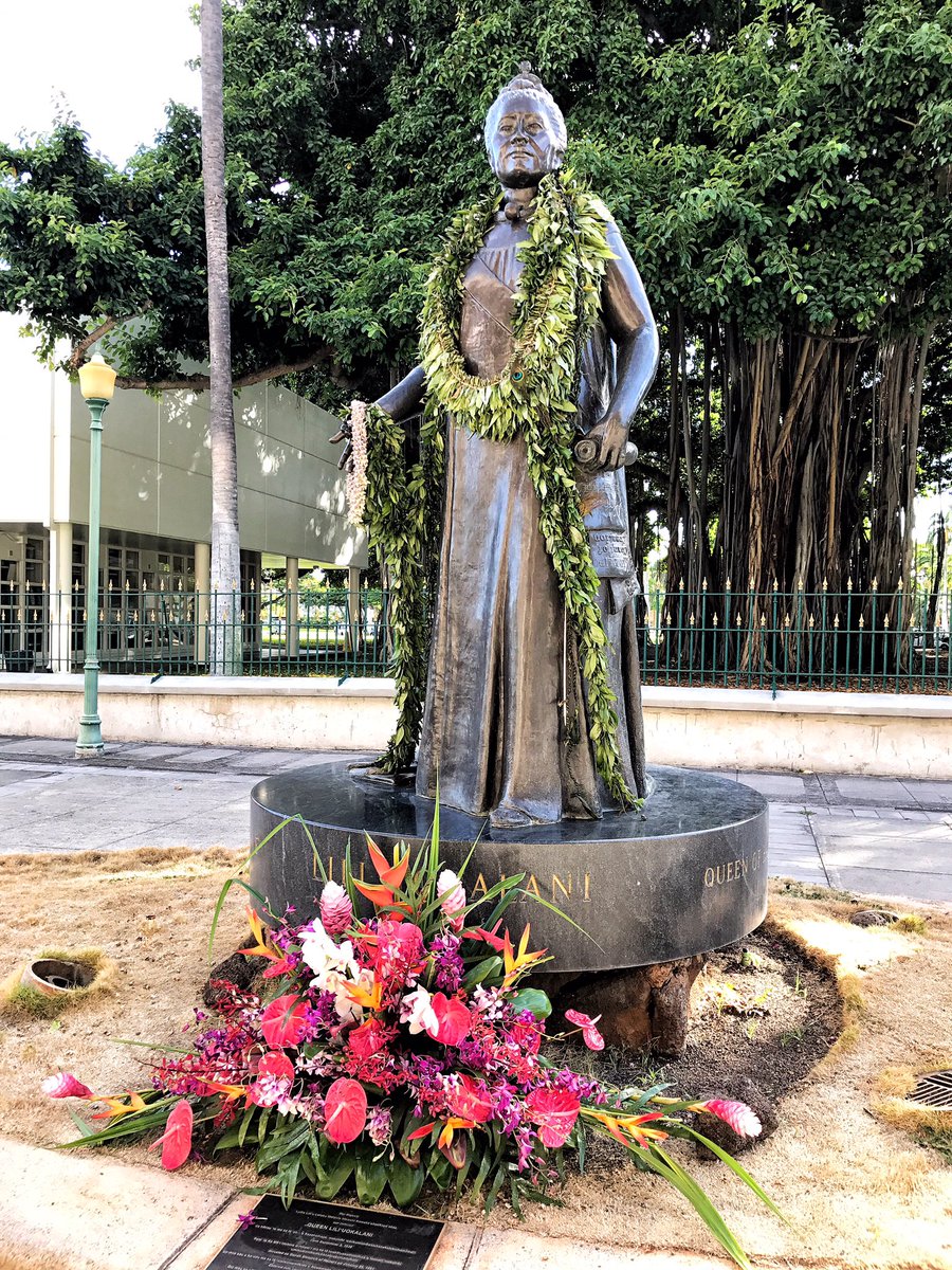 Celebrating Hawai`i's Queen today✨ Happy 179th birthday Queen Lili`uokalani!✨