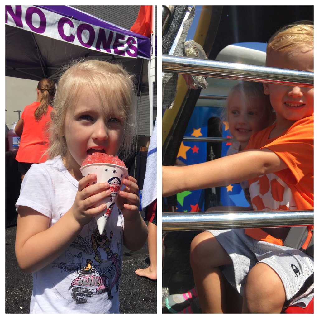 AmyBacon10's tweet photo. Enjoying the day at the @TruckingJob picnic today. Such an awesome benefit for employees and their families. 🌽🎪🚁 https://t.co/AFi9VYQQQX