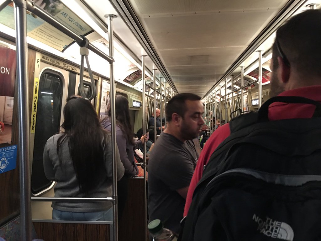 robgomes's tweet photo. @MBTA This man was soliciting on Orange Line car 01217 at 2:29PM eastern time https://t.co/xKs4rlCbu6