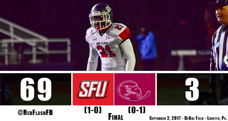 Saint Francis Football tweet media