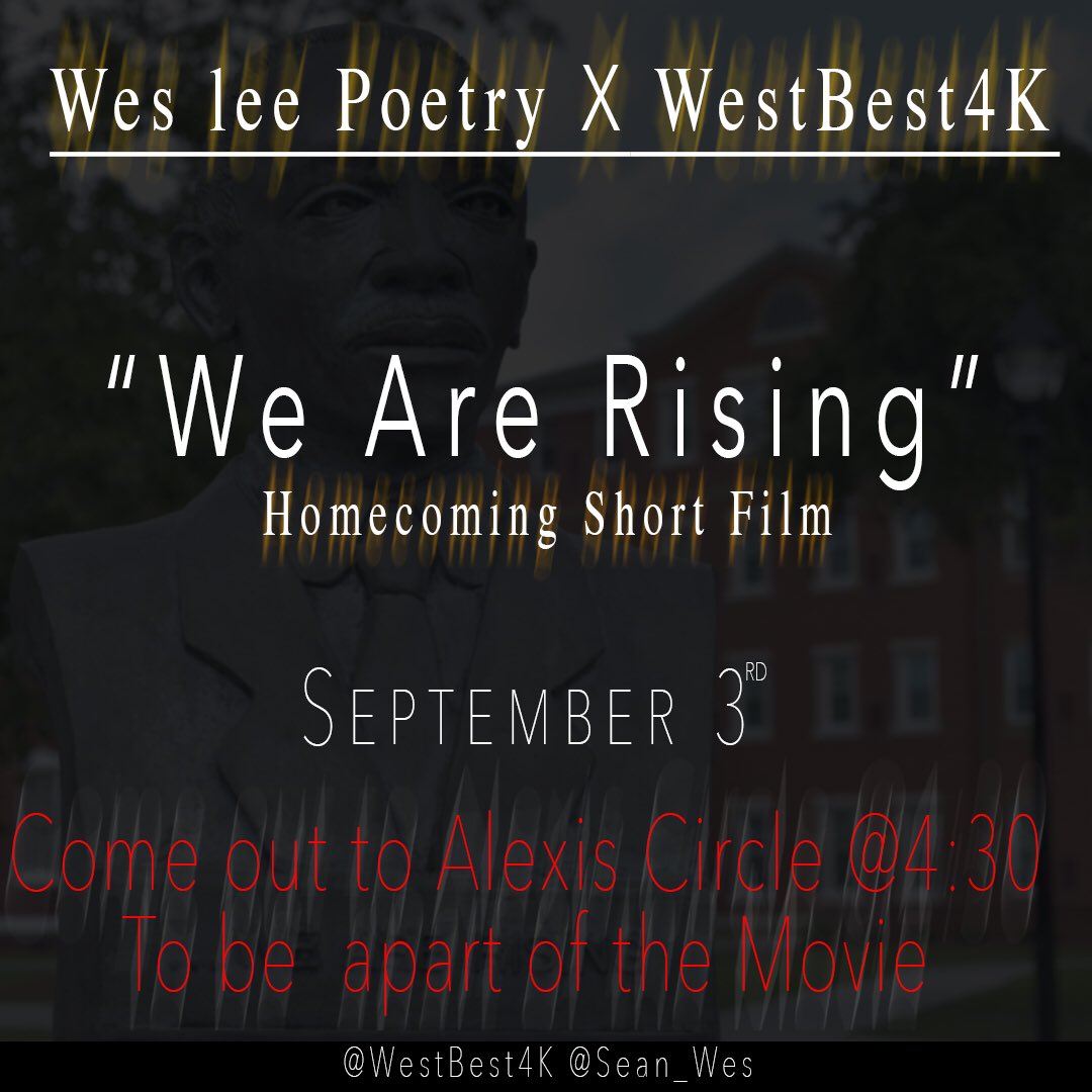 slapdat3000's tweet photo. Come out, Support, #Retweet
#WAR #SSU #SSUNITY #HBCU #Wesleepoetry #WestBest4K #ssuHomeComing https://t.co/mOvsburzRf