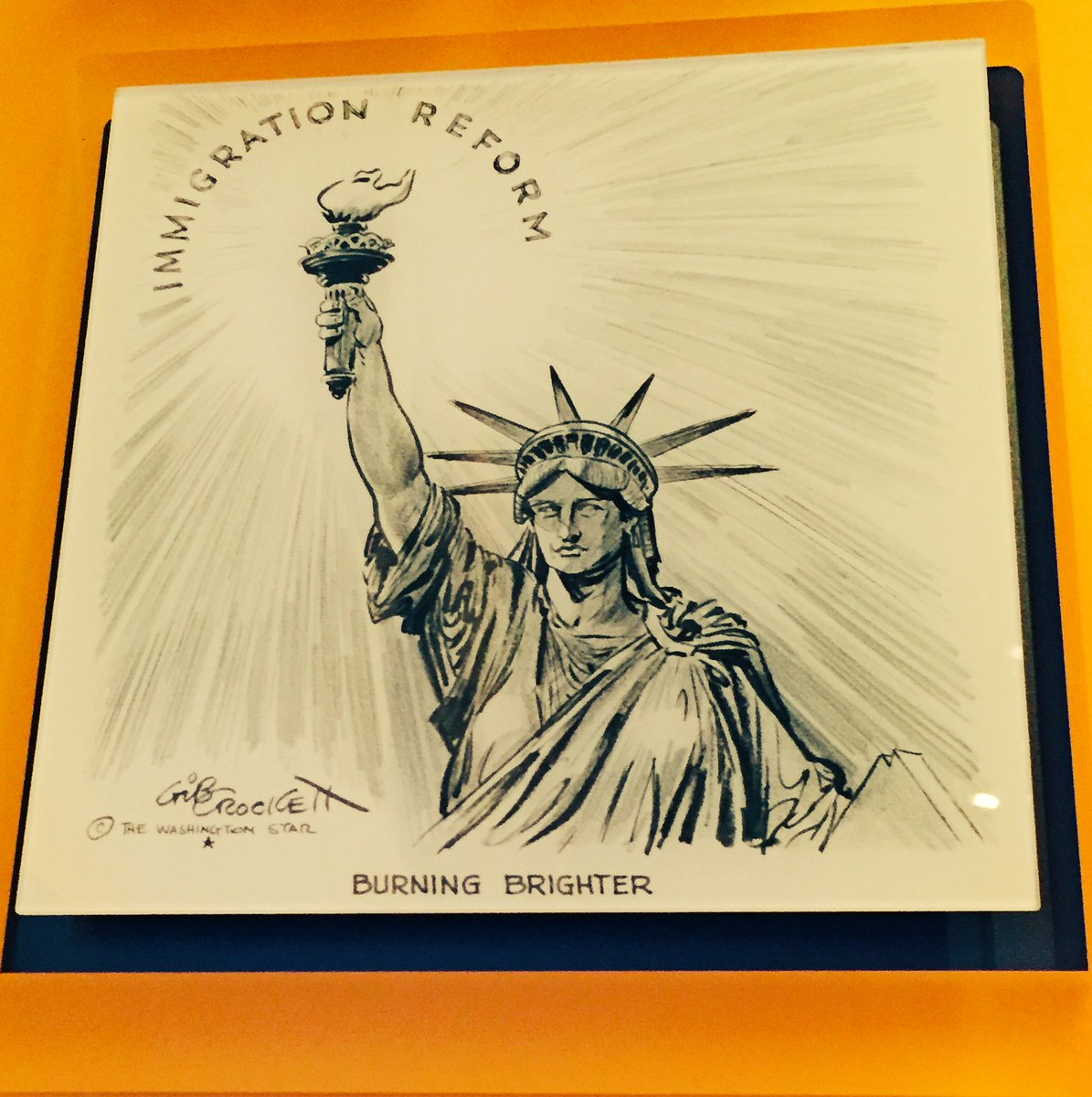 kristenng8's tweet photo. Very timely. As seen at the Archives. #PassImmigrationReform #ComprehensiveImmigration https://t.co/sScgj5e92W