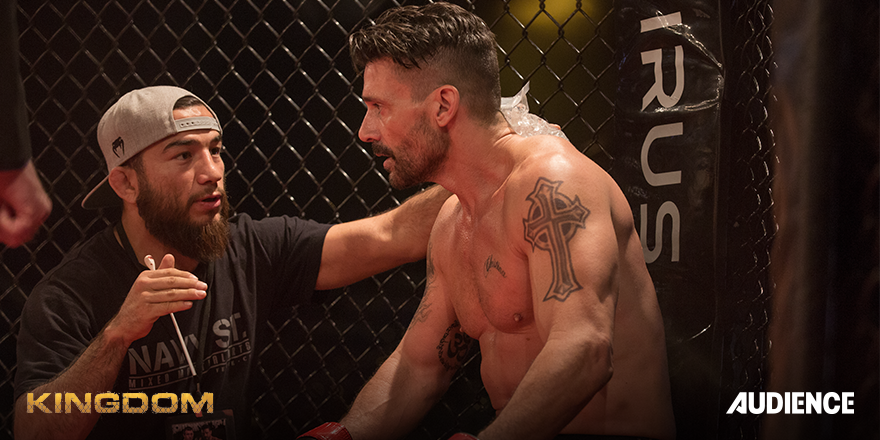 KingdomAudience's tweet photo. Give 'em hell tonight, coach @jarch141! #KyokushinvArchuleta https://t.co/gx4fnLStIr