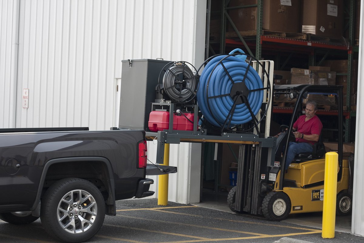 The #DriEaz #HVELargeLoss is a load-and-go EXTRACTION POWERHOUSE!  Video: ow.ly/xe0B30eQyLa #Harvey #waterdamage #flood