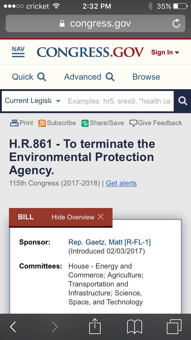 LadyLiberty411's tweet photo. @djohnsonpcb @LiberalVenom @AP 👉 @EPA won't be around long. Here's #HR861 the bill to terminate it, FROM FEBRUARY #Harvey #Houston https://t.co/XNeCFwqbSG
