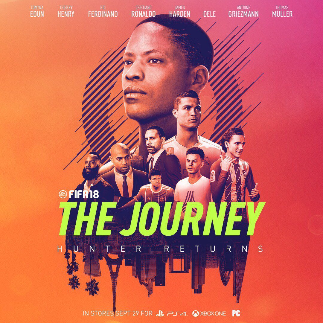 FUTBIBLE_1's tweet photo. #AlexHunter #thejourney #fut #futnor #fifa18 #fut18 https://t.co/9YogpUUrK6