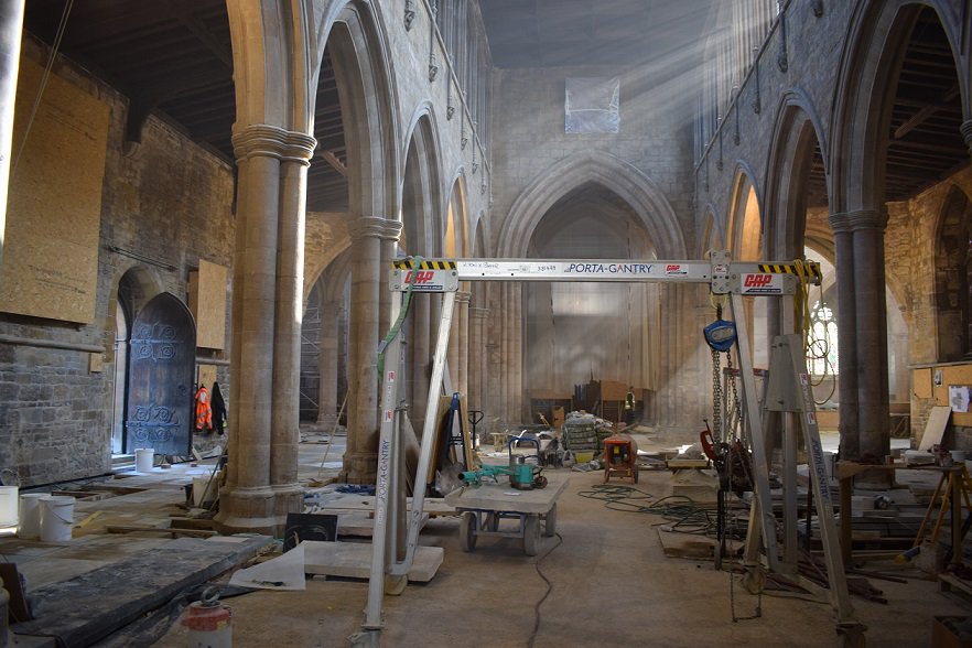 heartofstmarys's tweet photo. 52 people visited St Mary's Church, Melton Mowbray, today to view the work on the Re-ordering Project. https://t.co/Yrv3KoJfT0 https://t.co/HIZh7Mir0K