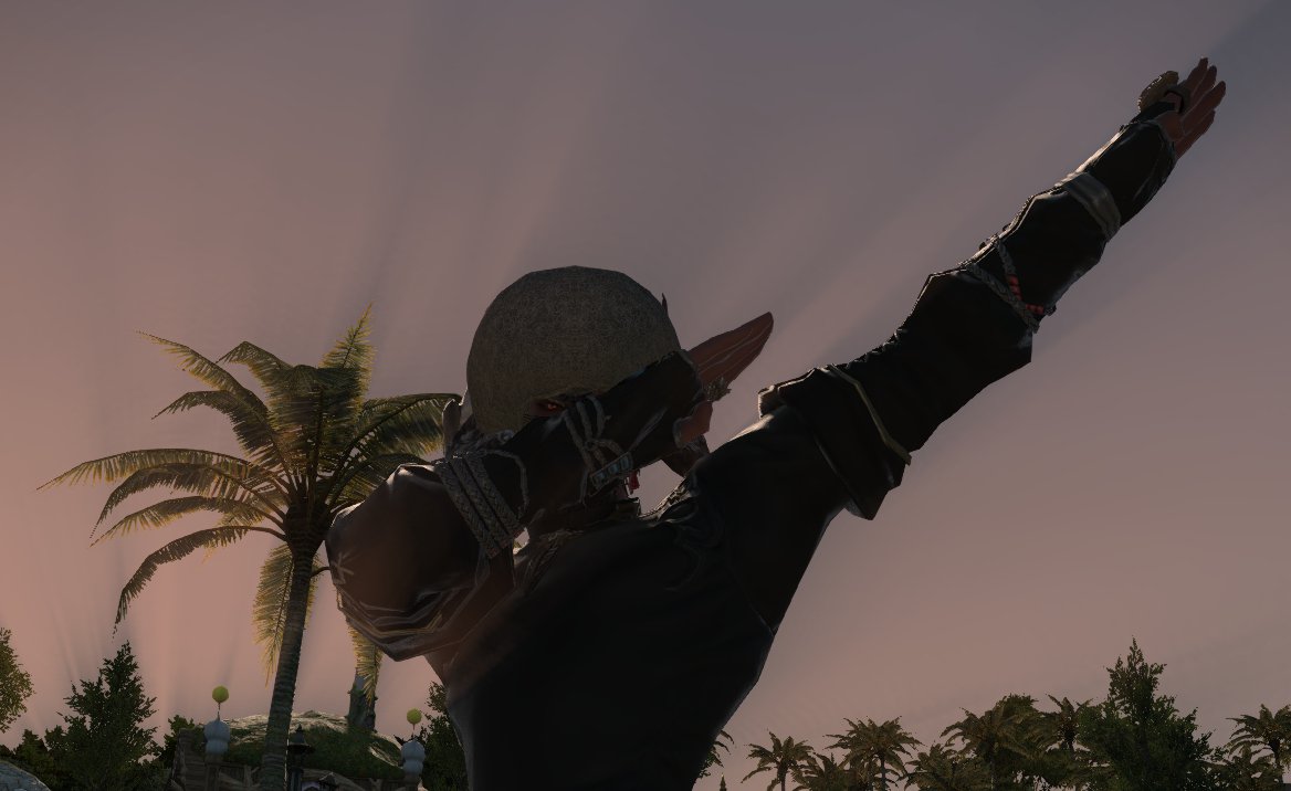 rantomywolf's tweet photo. AFRO weekend! #afroweekend #FFXIV14 https://t.co/1VmAu8qqA3