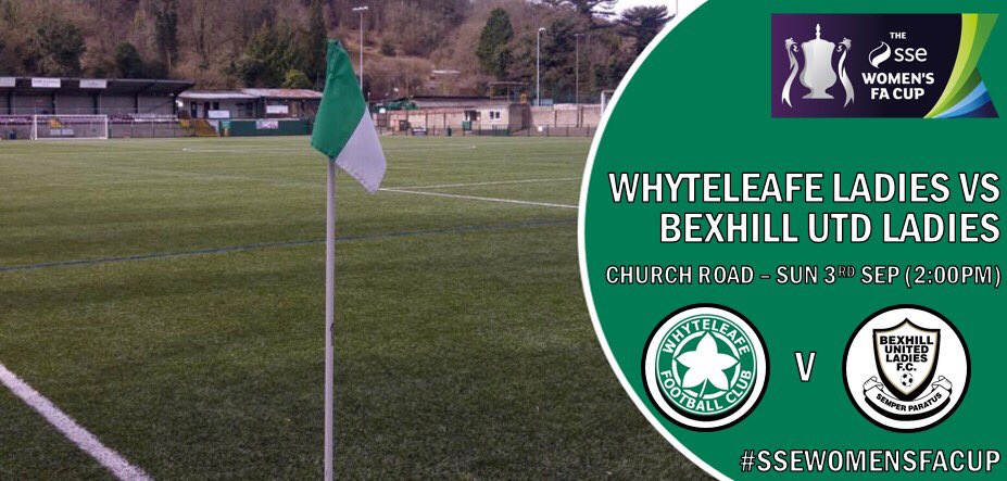 AFCWhyteleafeW's tweet photo. 🍀 | WOMENS FA CUP | Tommorow #LeafeLadies begin their FA Cup adventure at home to @BexhillUtdLFC - 2:00pm Kick Off - £2.00 Entry. https://t.co/ROrAGvfMa2