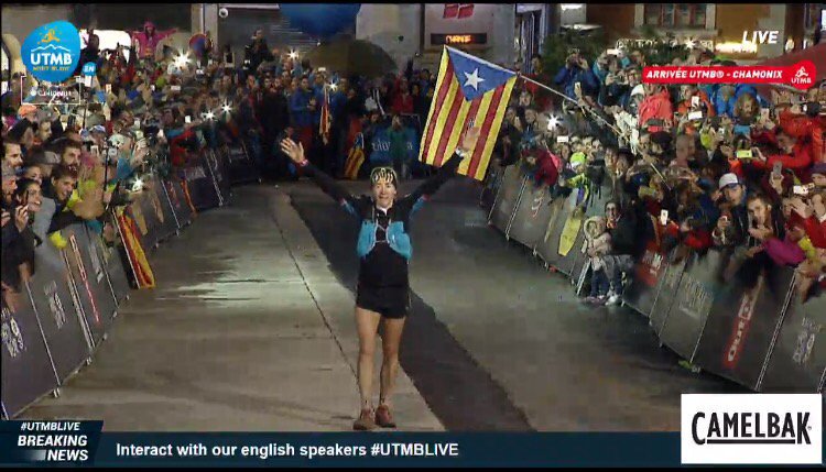 CAbelllloc's tweet photo. Enorme @NuriaPicas a la #UTMB17. Moltes felicitats! https://t.co/cfL8GUc3qB