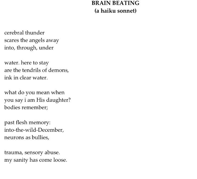 MoledroM's tweet image. "Brain Beating" by Leah Gaush from Issue 6 docs.wixstatic.com/ugd/b0e66d_6b4…