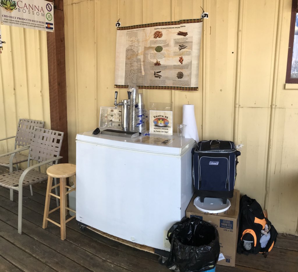 Vending at the dance workshop on Santa Fe Railyard