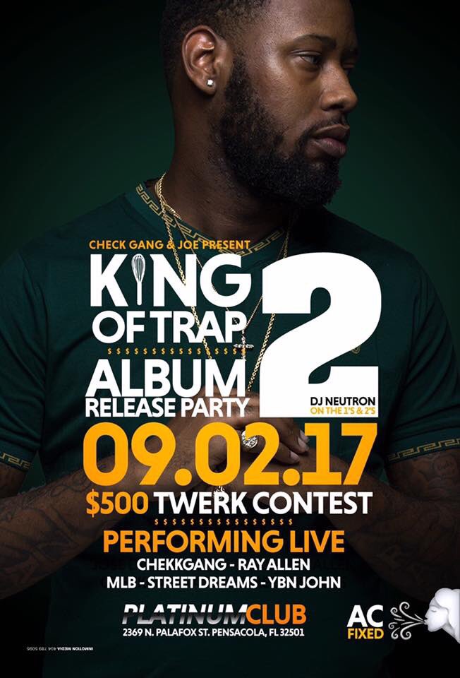 DJNEUTRON's tweet photo. Tonight we 🔥at the #PlatinumClub #Pensacola #Fl @_ZayBandz #KOT2 Album Release Party @DJNEUTRON |#DJMilk | #DJThump https://t.co/euVsyRutRY