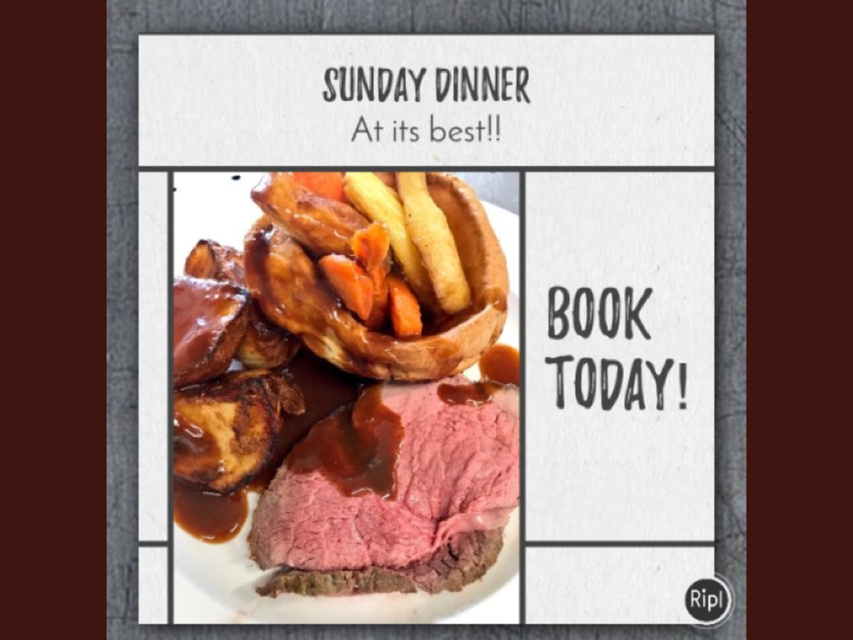 Sunday Dinner for all the family!!