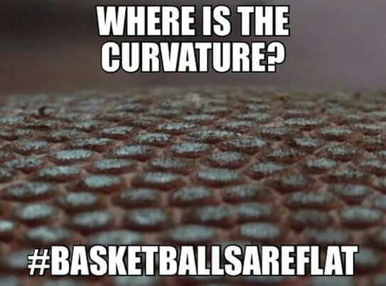 RoyalAndMadSol's tweet photo. #FlatEarth conspiracy theorists 😃😃
#BasketballsAreFlat https://t.co/ZrOjnJ67l3