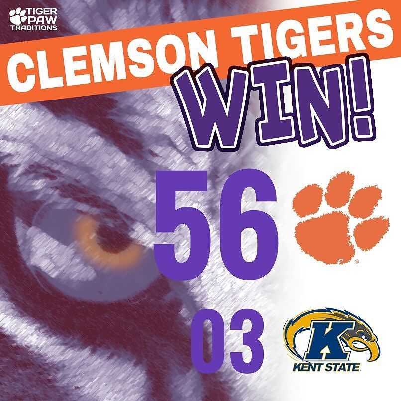 TigerTrad's tweet photo. This is how we play Football! #ALLIN

#Clemson #KENTvsCLEM https://t.co/SlMh2TWnyq