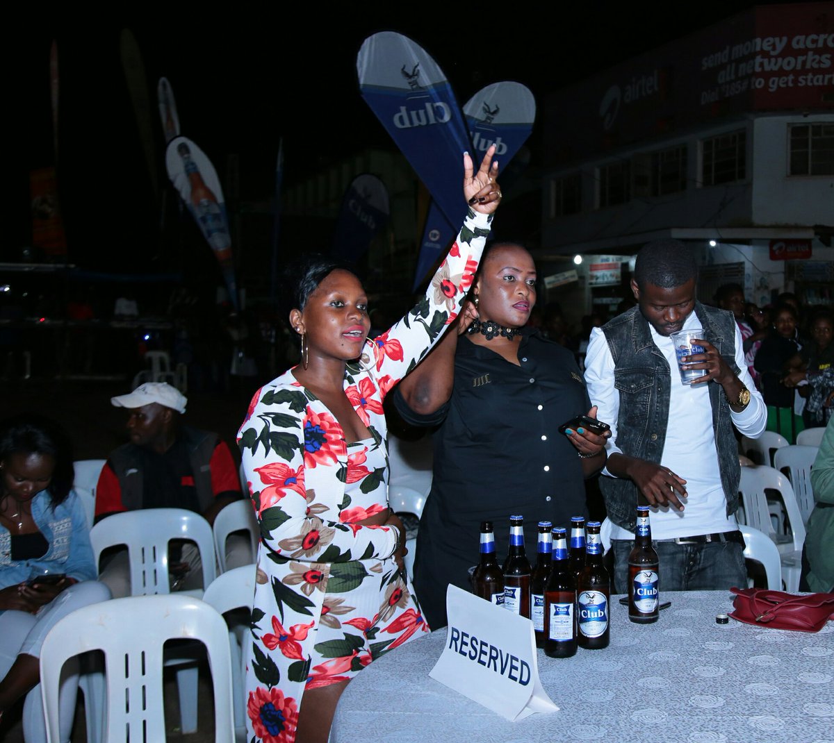 ClubPilsener's tweet photo. It is a good night, Masaka peeps ready to take the party through the roof. #ClubMegaFest ๐ฅ https://t.co/tTMlbESrHn
