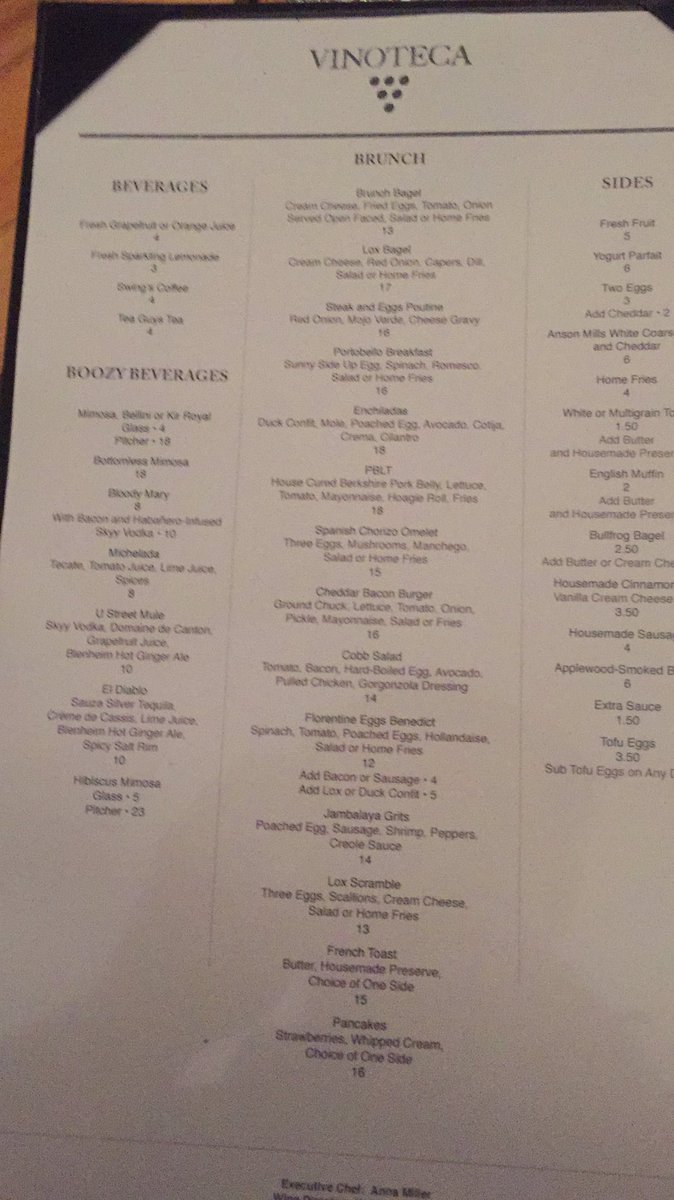 Thanks to Yubin @VinotecaDC for a wonderful rainy day #dc #brunch