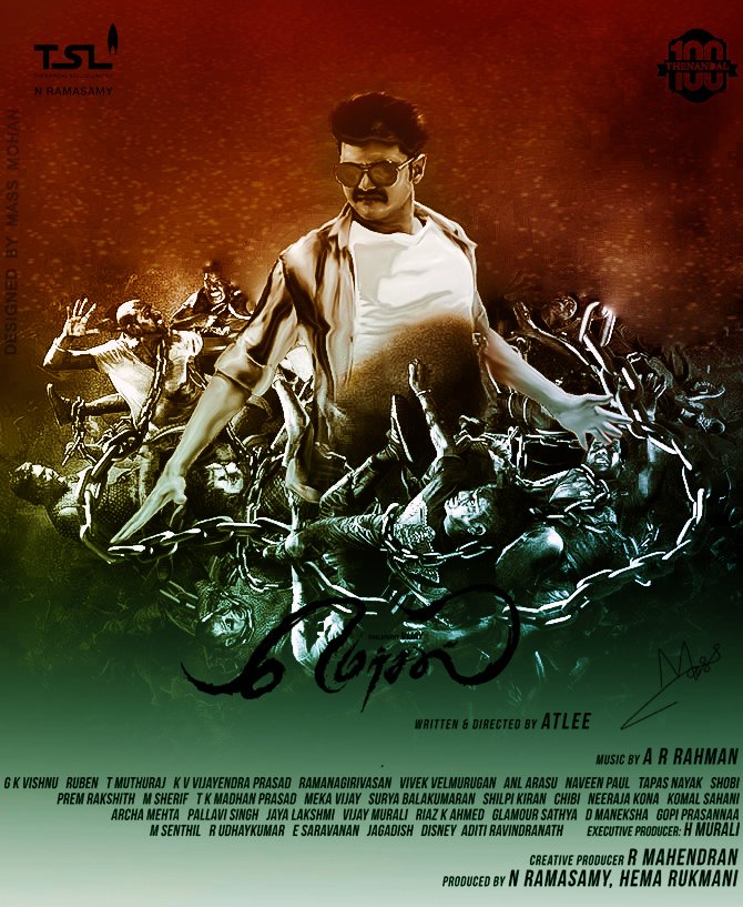 mraj7188's tweet photo. #mersal
#mersalarasan
#MANOFMASS
@actorvijay @ThenandalFilms @arrahman @Atlee_dir @SonyMusicSouth @Hemarukmani1
Thalapathy #Mcreation https://t.co/lIfcDHqiys