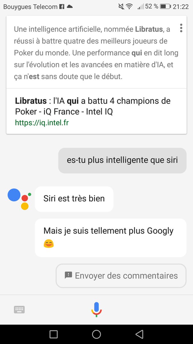 ArDubX's tweet image. Haha excellent. #AssistantGoogle #Siri #Google #Android