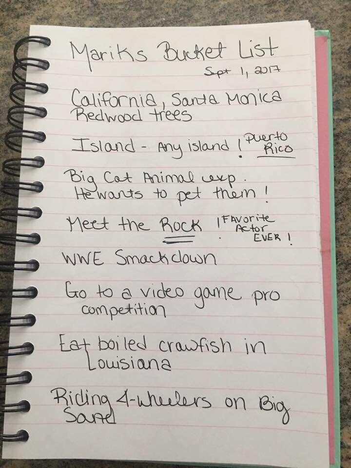 Kab525's tweet photo. @TheRock would you consider meeting a kid in CT with terminal cancer who just made his bucket list?!? https://t.co/e1xBlPGtI2
