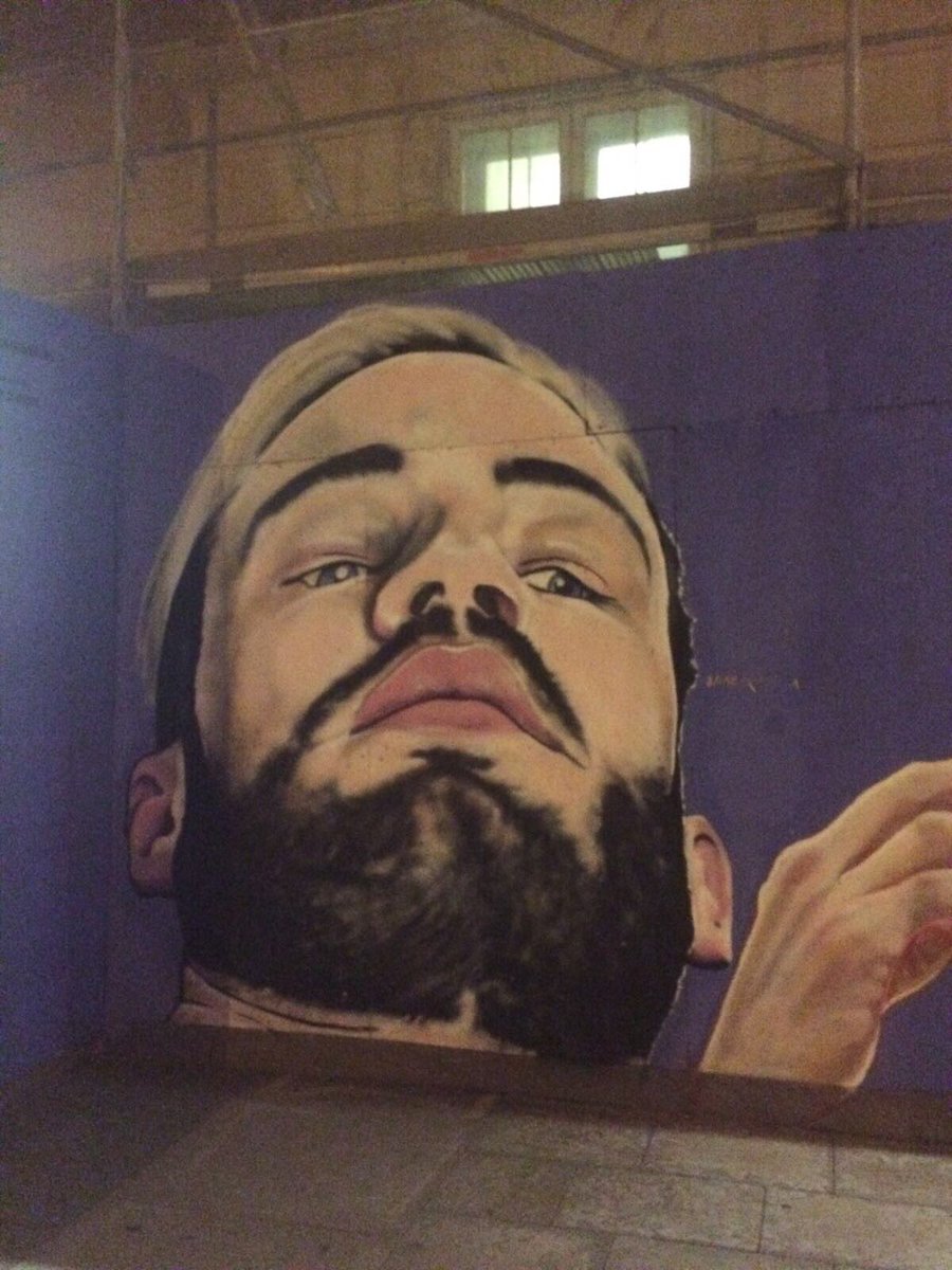 Hey <a href="/pewdiepie/">pewdiepie</a>, a friend just found the biggest portrait of you in Vienna... #pewdiepie #pewds
