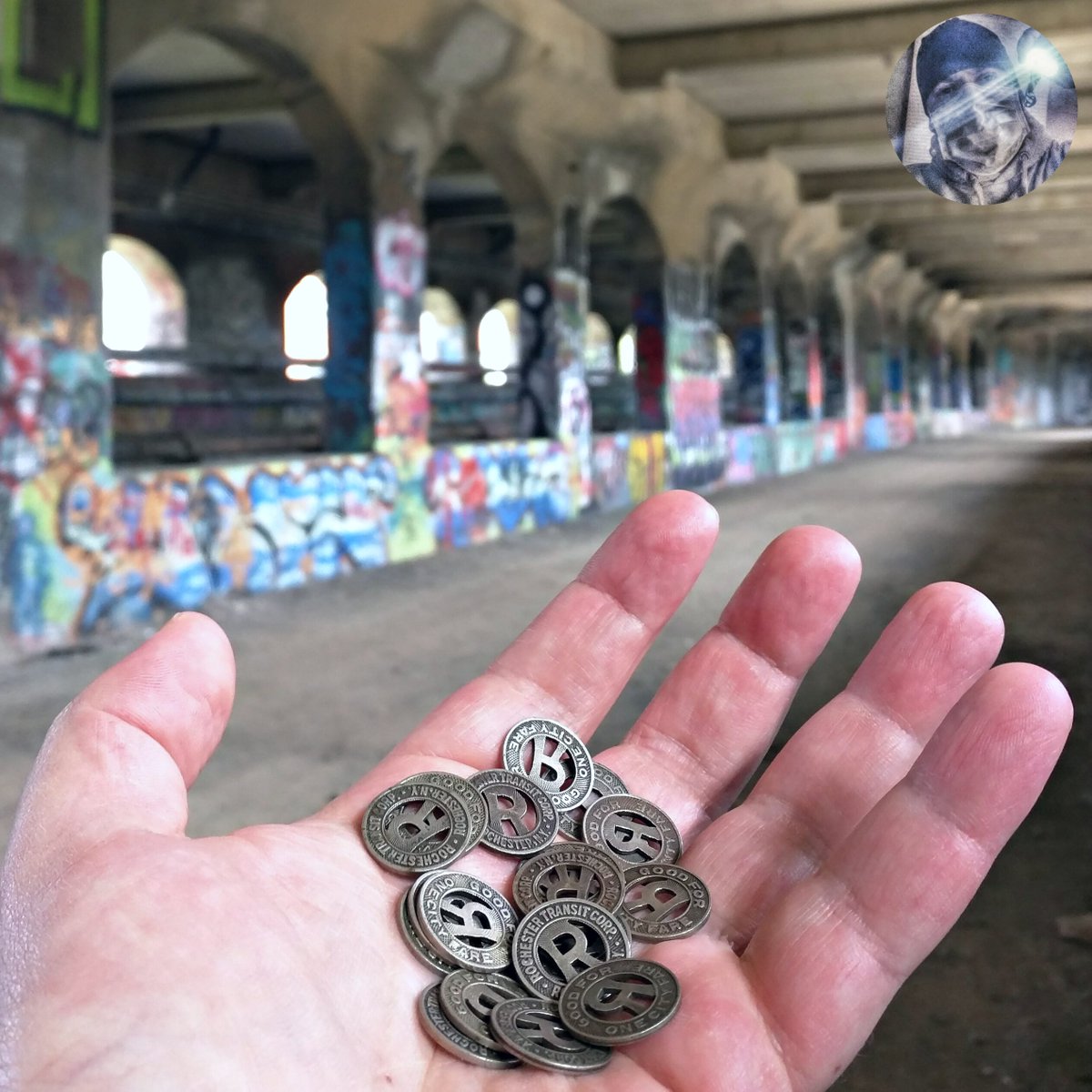 "Subway Archaeology" 
(Rochester, NY Subway Tokens - Circa 1940's)

Photographed: 09-02-17 by Snoop Junkie #ROC