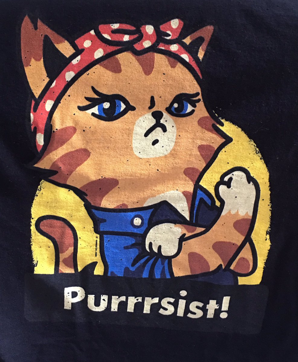 graphicscat86's tweet photo. My latest favorite Tshirt design! Arrived in the mail yesterday. #redbubble #vomaria #artist https://t.co/J8b9VeZrPb