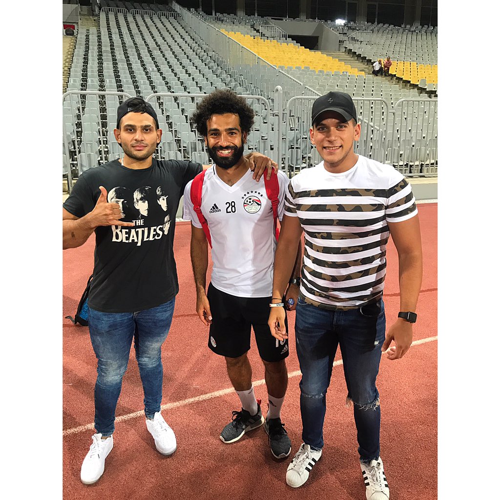 Only1Essam's tweet photo. Reunited with my bro @22mosalah 🔥🔥 🤙🏻 #LfC #YNWA #LFCAR #jft96 #SalahLFC #Thebeatles https://t.co/9VcY8uUJJH
