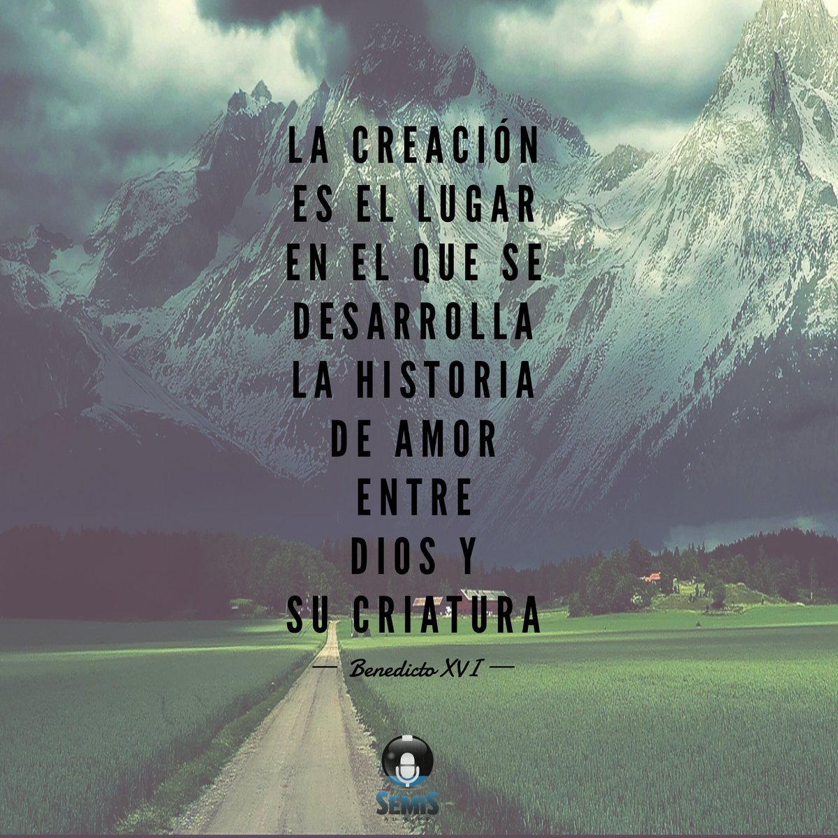 SemisAlAire's tweet photo. Todo lo que existe no es fruto del azar, cada cosa, es querida por Dios, es parte de su proyecto de salvación. 🙌🏻💚 https://t.co/mAhGxc2eAP