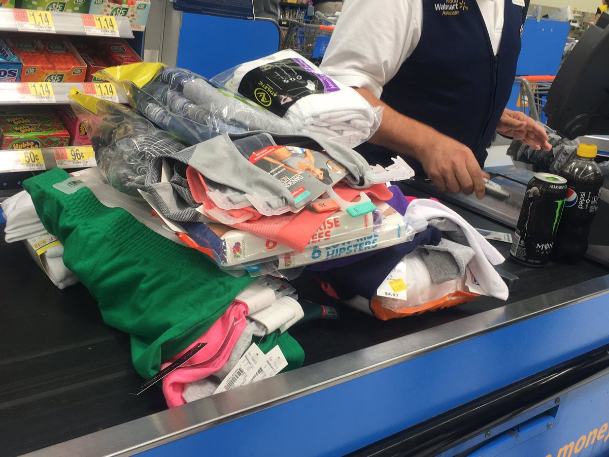 the_professor_G's tweet photo. We were able to donate: 30 pairs of socks, 24 pairs of underwear, 30 shirts, &amp; 8 pairs of shorts thx to donations from my students! #DCCCD❤️ https://t.co/M0aryXBBH9
