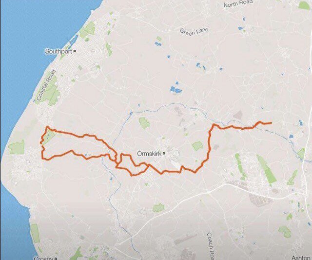 Gonein60minutes's tweet photo. Nice little 40miler to Parbold Hill &amp; back today with @HelenSahgal 2 weeks after our race in Canada 🇨🇦 🇬🇧 #goodtimes https://t.co/WJwifoBOu5