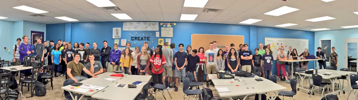 North_INSPIRE's tweet photo. First day of school!!! Welcome to our new @North_INSPIRE Freshmen! https://t.co/EUQCTxyRYN