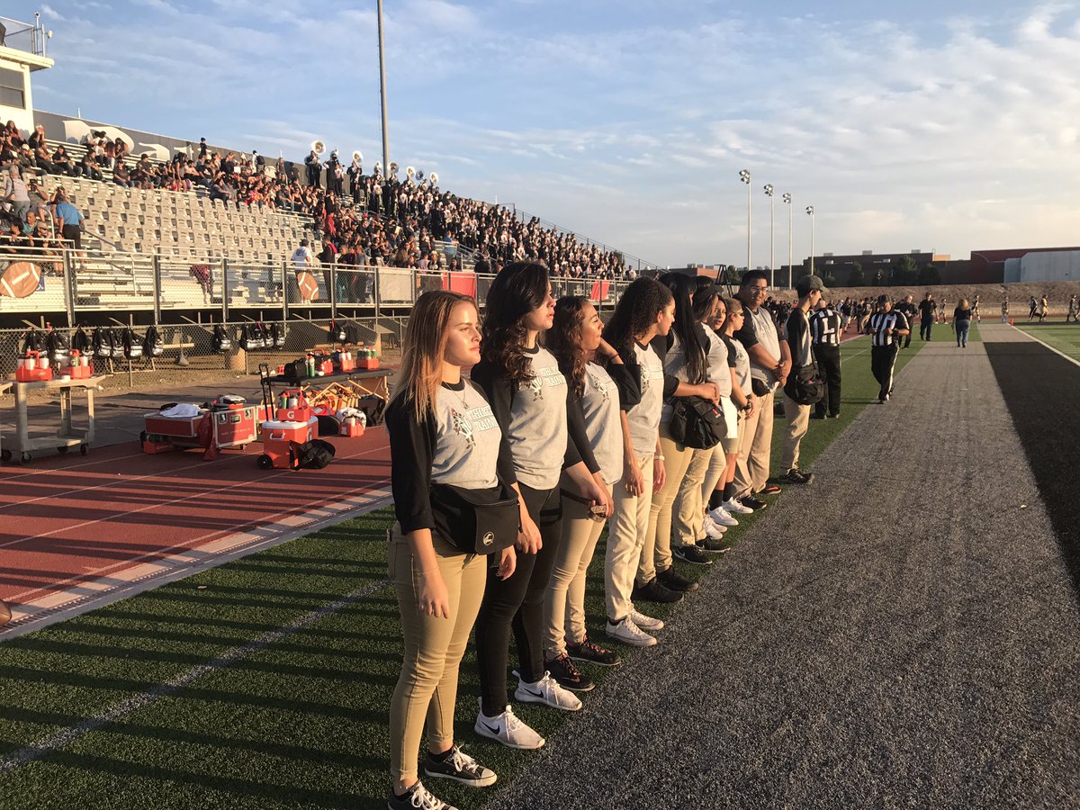 HanksSportsMed's tweet photo. Hanks Athletic Trainers at the first Pep Rally and game! 🎉❤️ #Gokights https://t.co/zGw5i2XIil