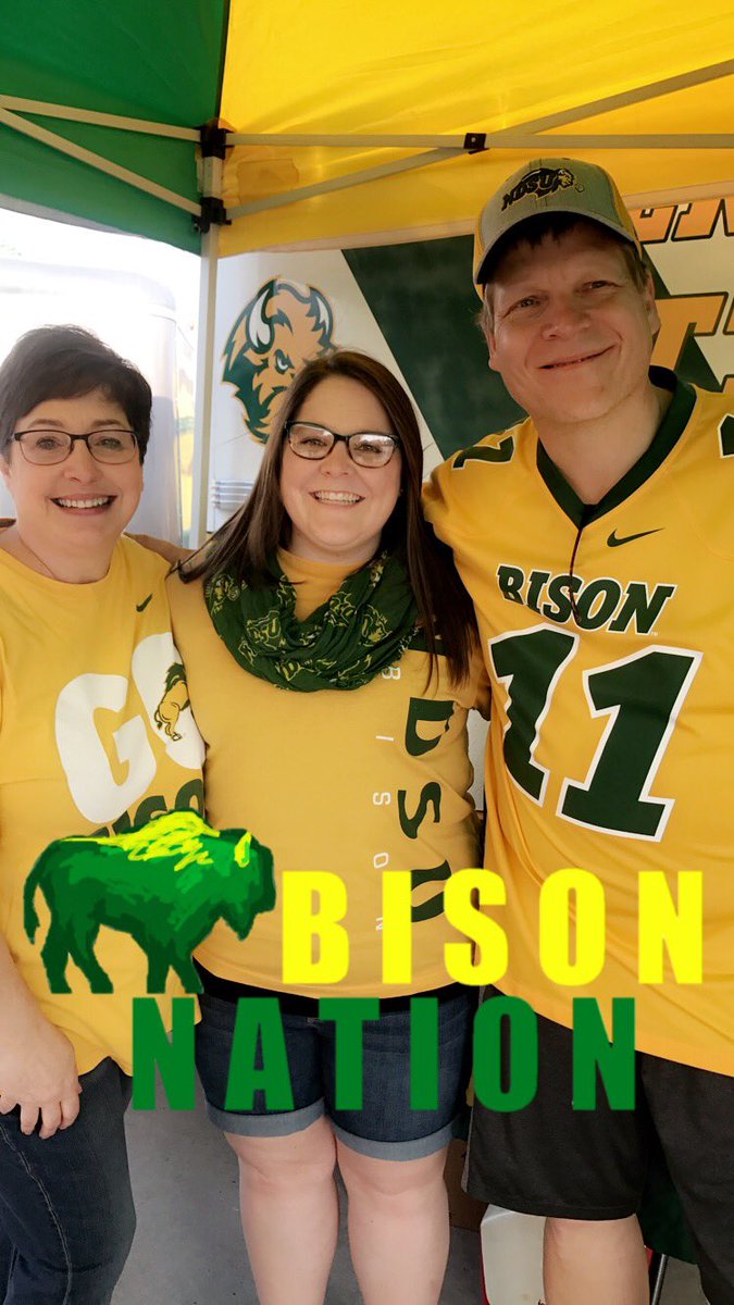 MrsSamOlson's tweet image. #StayHungry 12hour drive just to see a Bison game. = True Fan!
