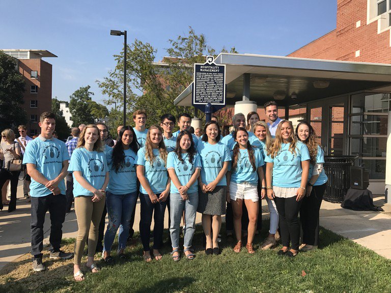 penn_state's tweet photo. A new #PennState Historical Marker was installed, marking the University's rich history of Hospitality Management. https://t.co/KgHNQNbGrD https://t.co/GS251ajI2w